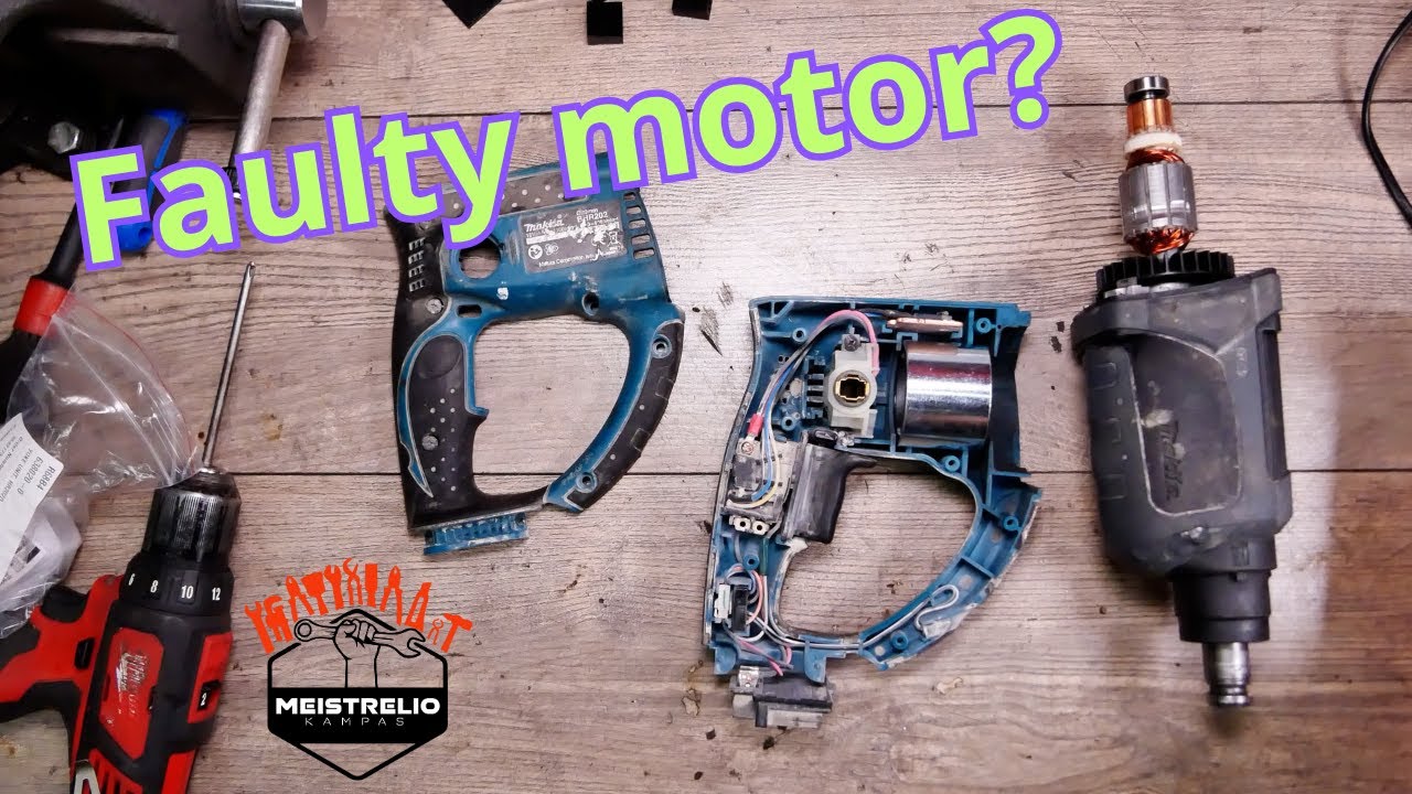 У перфоратора SDS отсутствует питание, сломан магнитный блок, замена блока управления для перфора...