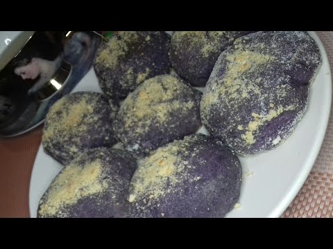 ube cheese ball ( trending pandesal ube and cheese flavor )