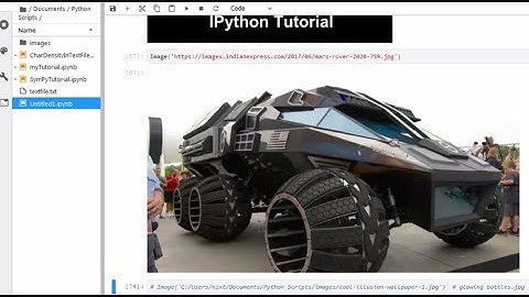 How to display images in IPython Jupyter Notebook