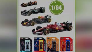 Bburago 1:64 2025 SF25 #16 RB21 #1 F1 Alloy Car Model W16 MCL39 Red Bull Mercedes Ferrari McLaren Fo