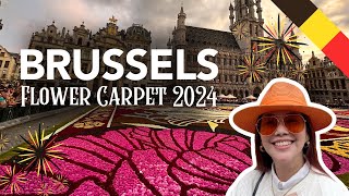 Brussels Flower Carpet 2026: What to Expect + Town Hall Tower View