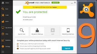 AVAST 2014 v.9 FREE Antivirus install and settings