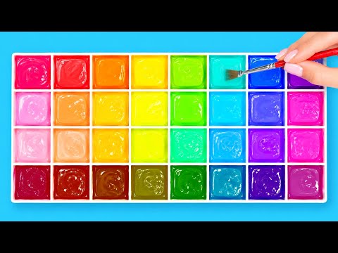 Our Paints Came ALIVE?! 😱🌈 Ultimate Color Mixing