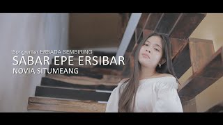 Vignette de la vidéo "Sabar e pe ersibar - Novia Situmeang (Lagu karo terbaru 2021)"