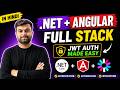 .NET + Angular Full Stack Tutorial | JWT Authentication &amp; Authorization in Hindi