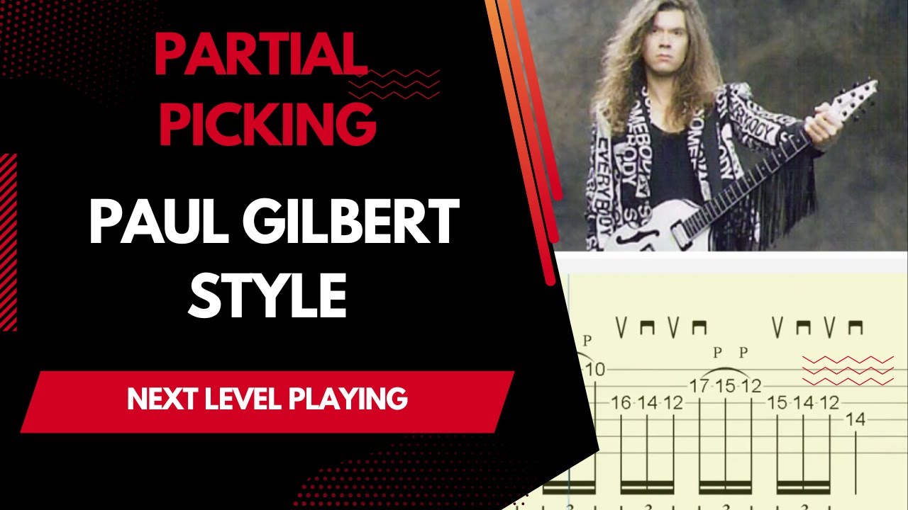 How To Play Partial Picking Guitar Licks - Lead Guitar Lesson - YouTube