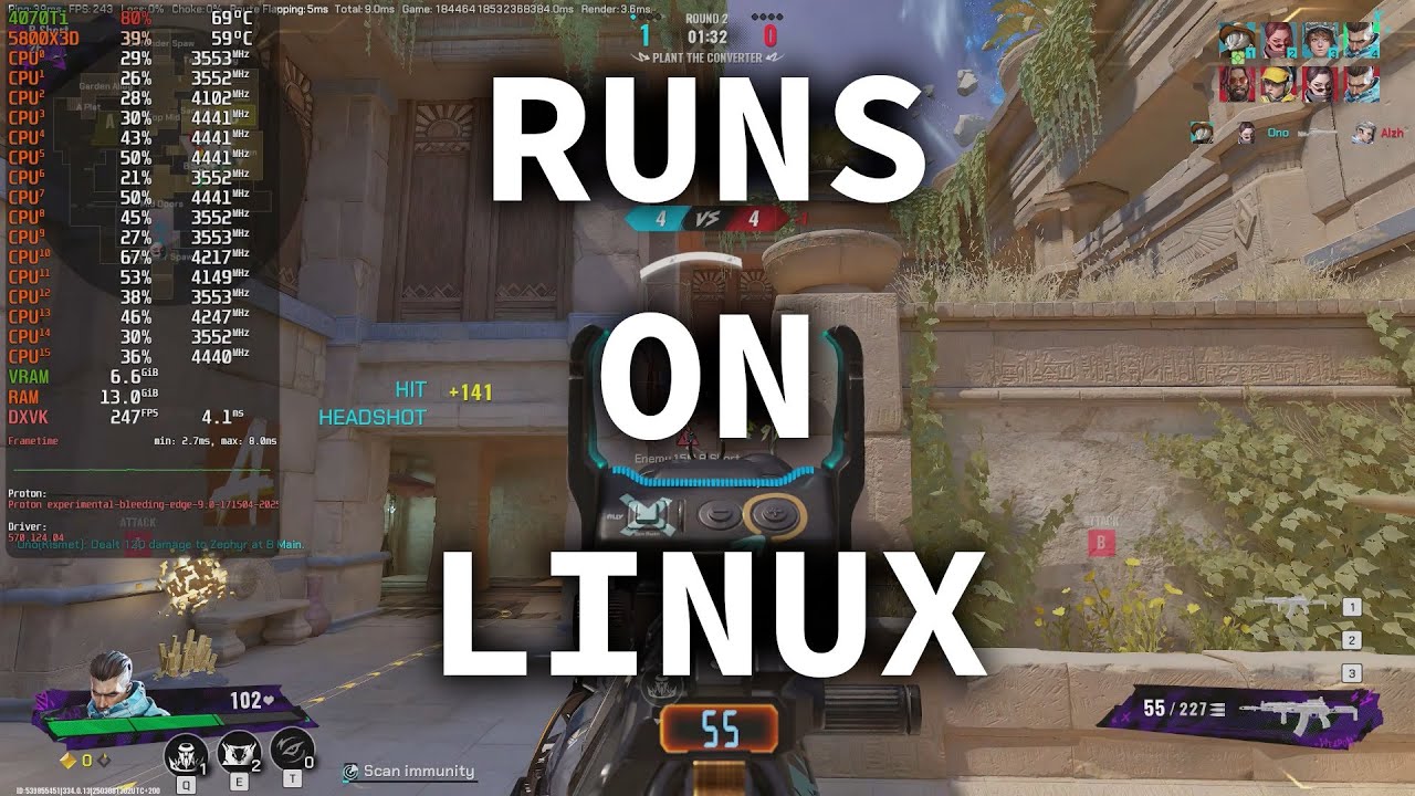FragPunk Runs on Linux [Unreal Engine 5] [Multiplayer] [F2P] - YouTube