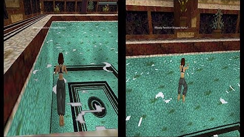 Tomb Raider 1 Rendition Edition (Work in progress vid #7) with Dosbox-Rendition and RReady @4k
