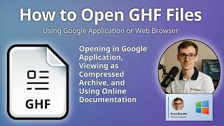 How to Open GHF Files (Google Application Help)