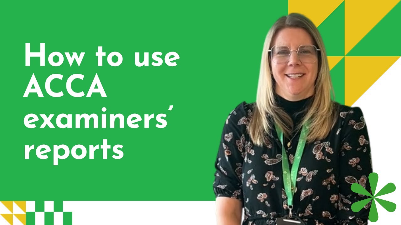 How to use ACCA examiners’ reports - First Intuition | Professional Education Providers