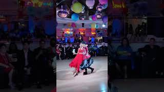 Blackpool Senior Latin Champions Serge Machon Jr and Lina B Machon