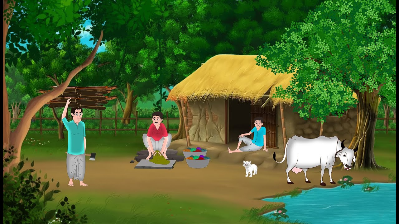 तीन भाइयों का जंगल में ससुराल | Hindi Story | Hindi Kahaniya | Moral Stories | cartoon story