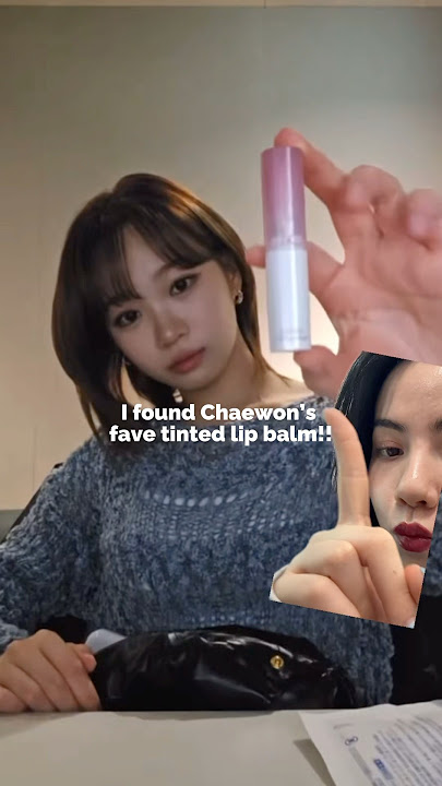 I found Chaewon’s fave Korean tinted lip balm 💕 rom&nd Glasting Melting Balm #Mauve Whip