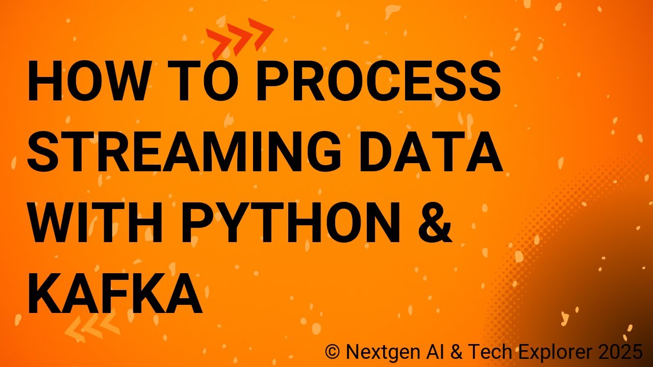 How to Process Streaming Data with Python & Kafka - YouTube
