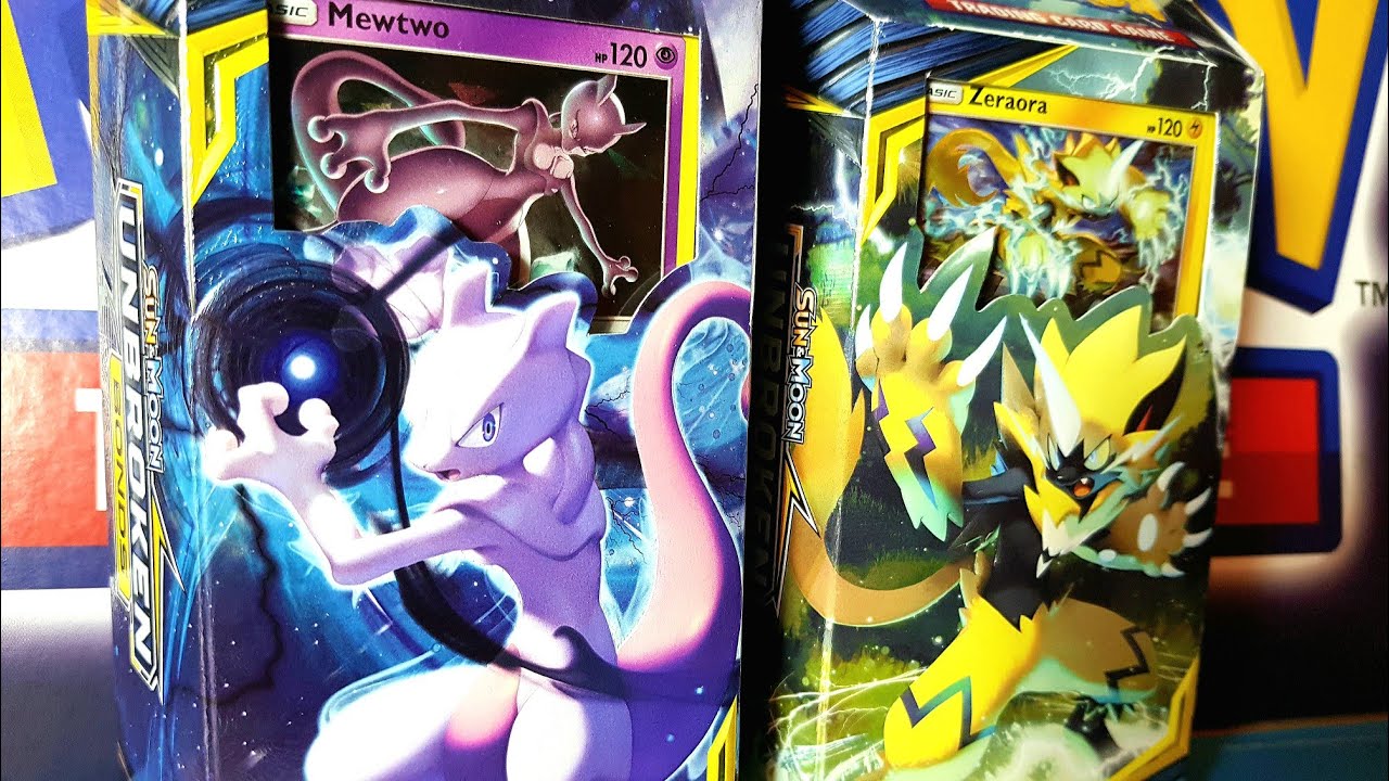 Pokemon TCG: Sun & Moon - Unbroken Bonds Battle Mind Theme Deck (Mewtw –  TBC Games