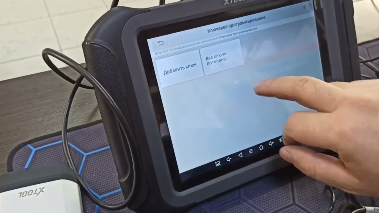 Mercedes w204 all key lost xtool pad 3