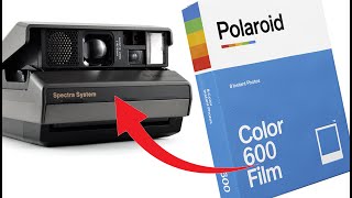 Polaroid 600 film in a Spectra Camera