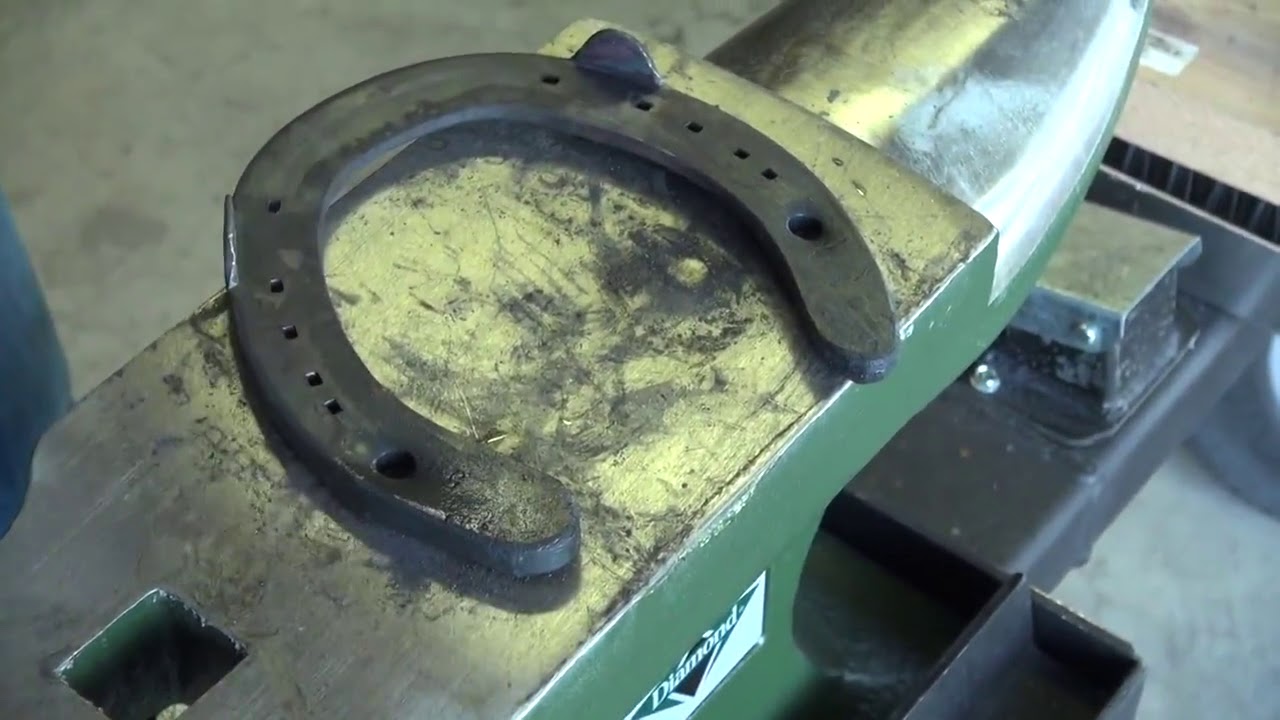 Punching a Stud Hole in a Concave Shoe YouTube