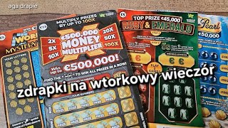 Zdrapki na wtorkowy wieczór ✨️ Irish National Lottery Scratchcards