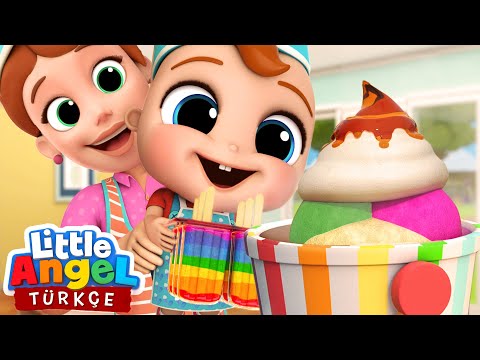 Can Bebek Rengarenk Dondurma Yiyor🍦🍨 | Eğlenceli Ve Öğretici Çocuk Şarkıları | Little Angel Türkçe