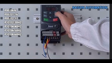 INVT VFD: How to Set Speed Reference via Multi-Step Speed | Step-by-Step Guide | Raison Automation