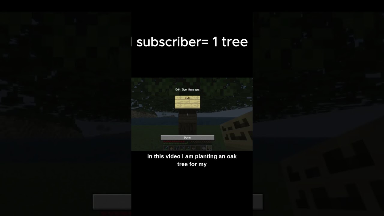planting trees for subscribers 