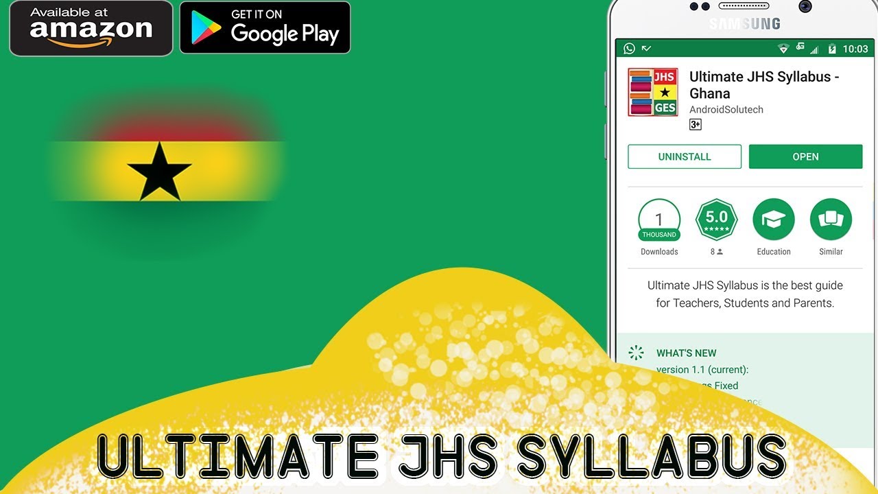 Ghana GES JHS Syllabus Android App YouTube
