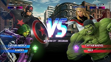 Marvel Vs. Capcom  Infinite XBOX ONE - Ranked Captain America & Gamora Gameplay 10
