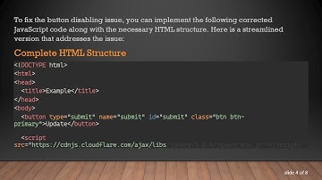 How to Properly Disable a Button on Form Submission with JavaScript