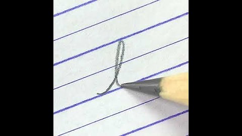 Learn to write cursive small letter b | Cursive writing for beginners with pencil