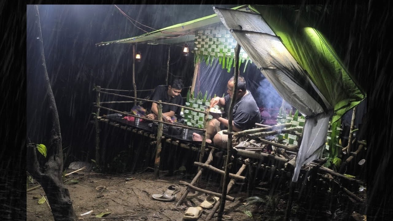 Bertahan Diguyur Hujan Deras Saat Memasak Menu Berbuka Puasa sampai kami tertidur nyenyak