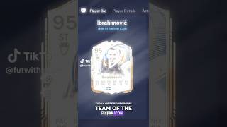 #foryou #fifa #futbol #ultimateteam 95 TOTY Icon Zlatan Ibrahimovic, Is he cooked or cracked?