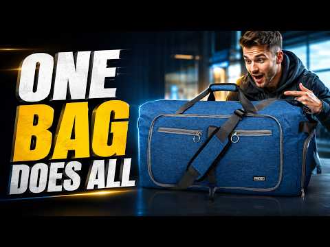 Travel Smarter With This Duffle Bag for Men That Fits It All