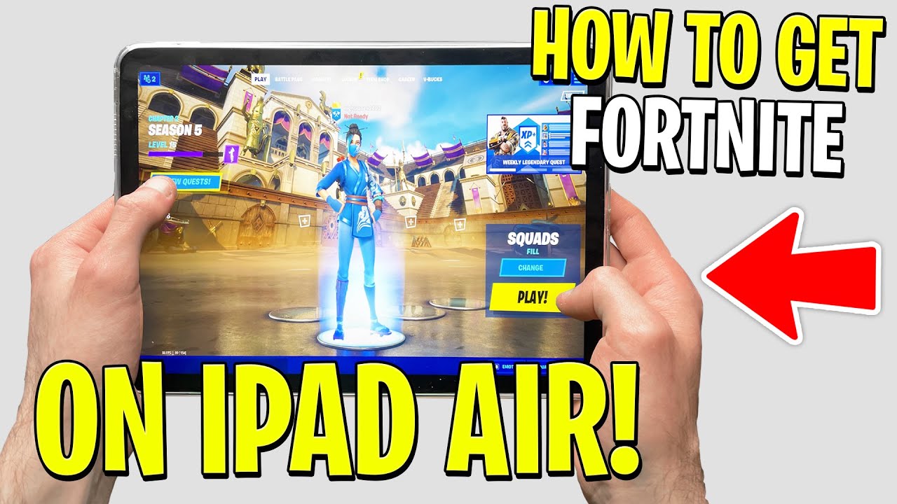 How to DOWNLOAD & PLAY Fortnite Mobile on iPad 2023! (Easy Method) 