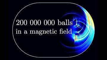 2億個のボールを使った磁気ブニモビッチビリヤード