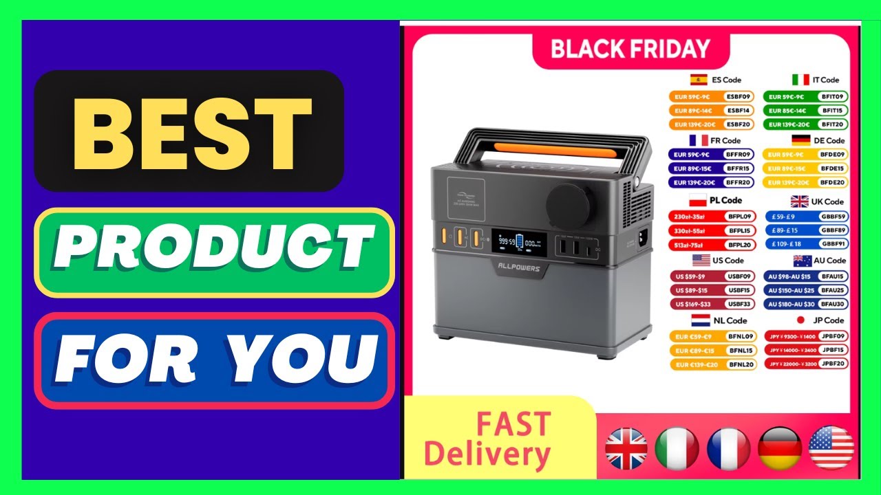 ALLPOWERS Portable Power Station 300W