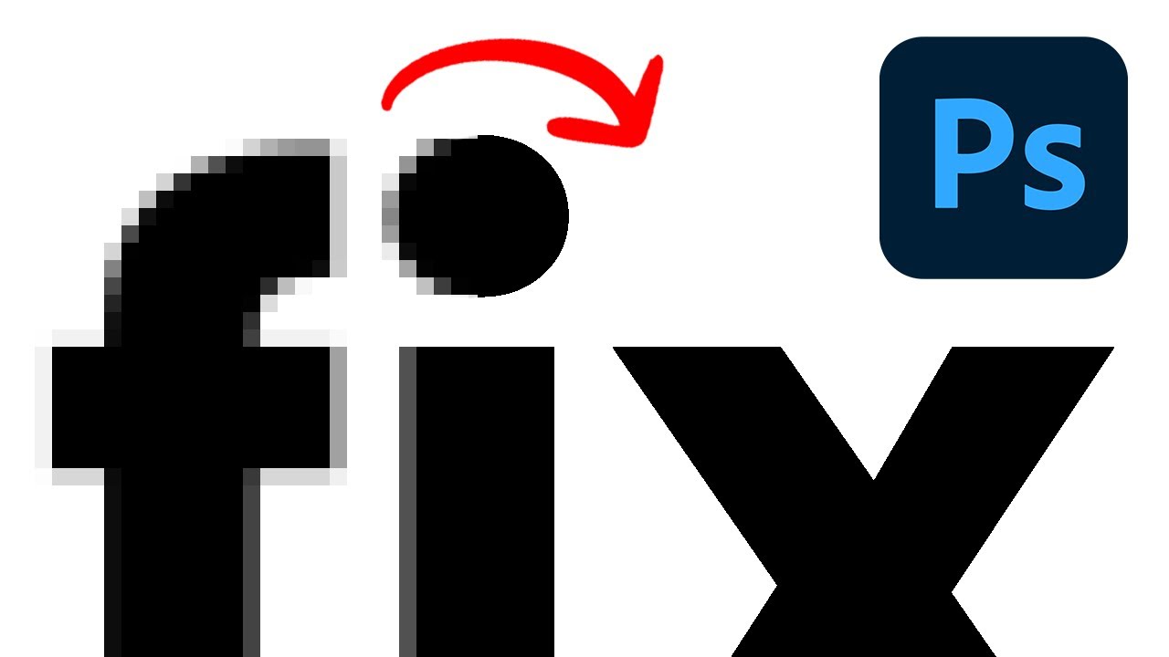 Как исправить пикселизированный/размытый текст в Photoshop (быстрое решение)