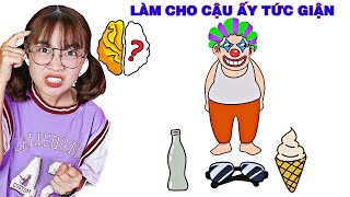 Hà Sam 1 Ngày Troll Chú Hề Ma Quái Tức Giận - Brain Out