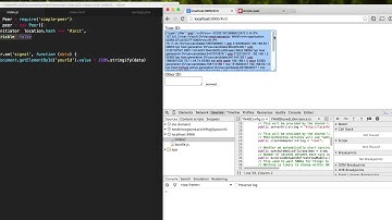 Peer to peer video chat with javascript webrtc