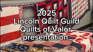 2025 Memorial Day Quilts of Valor Presentation - Lincoln Kansas Quilt Guild