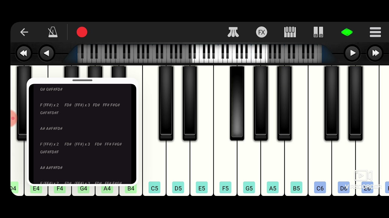 Srh anthem piano notes music 