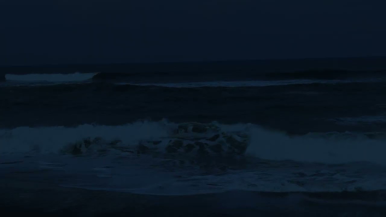 Fall Asleep to Sea Ambience   ~ Gentle Swell of the Tide, Wash Away Inner Weight  , Full Moon