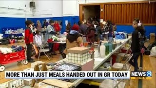 More than just meals handed out in Grand Rapids Saturday