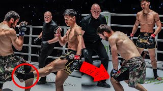 LEG KICK KO 🤯 Tawanchai 🇹🇭 Chops Down Jamal Yusupov in 49 SECONDS!