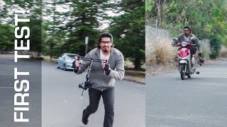 Zhiyun Crane- 3 Axis Gimbal First try with Sony RX100 Mk4