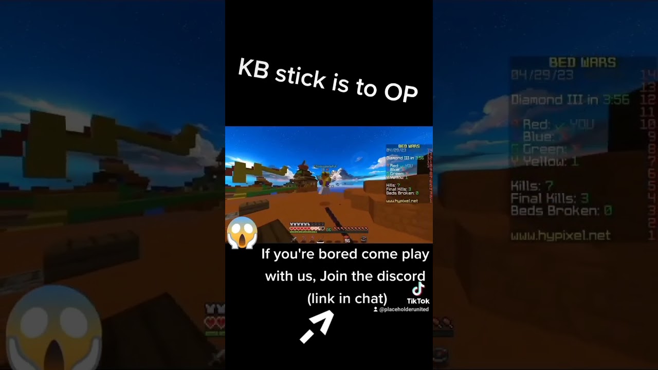 KB stick is to OP 