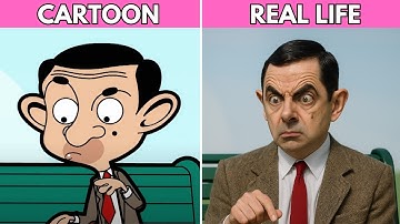 Mr. Bean-personages opnieuw vormgegeven in het echte leven met behulp van AI