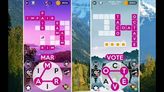 Wordscapes levels 3537 to 3568 gameplay | "STILL" and "CREST" levels | Answers | Solutions