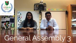 General Assembly 3 | Committee Introduction Videos | DIAMUN 2018