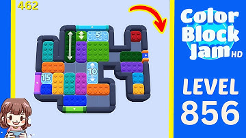 Color Block Jam Level 462 (856) Solution Walkthrough